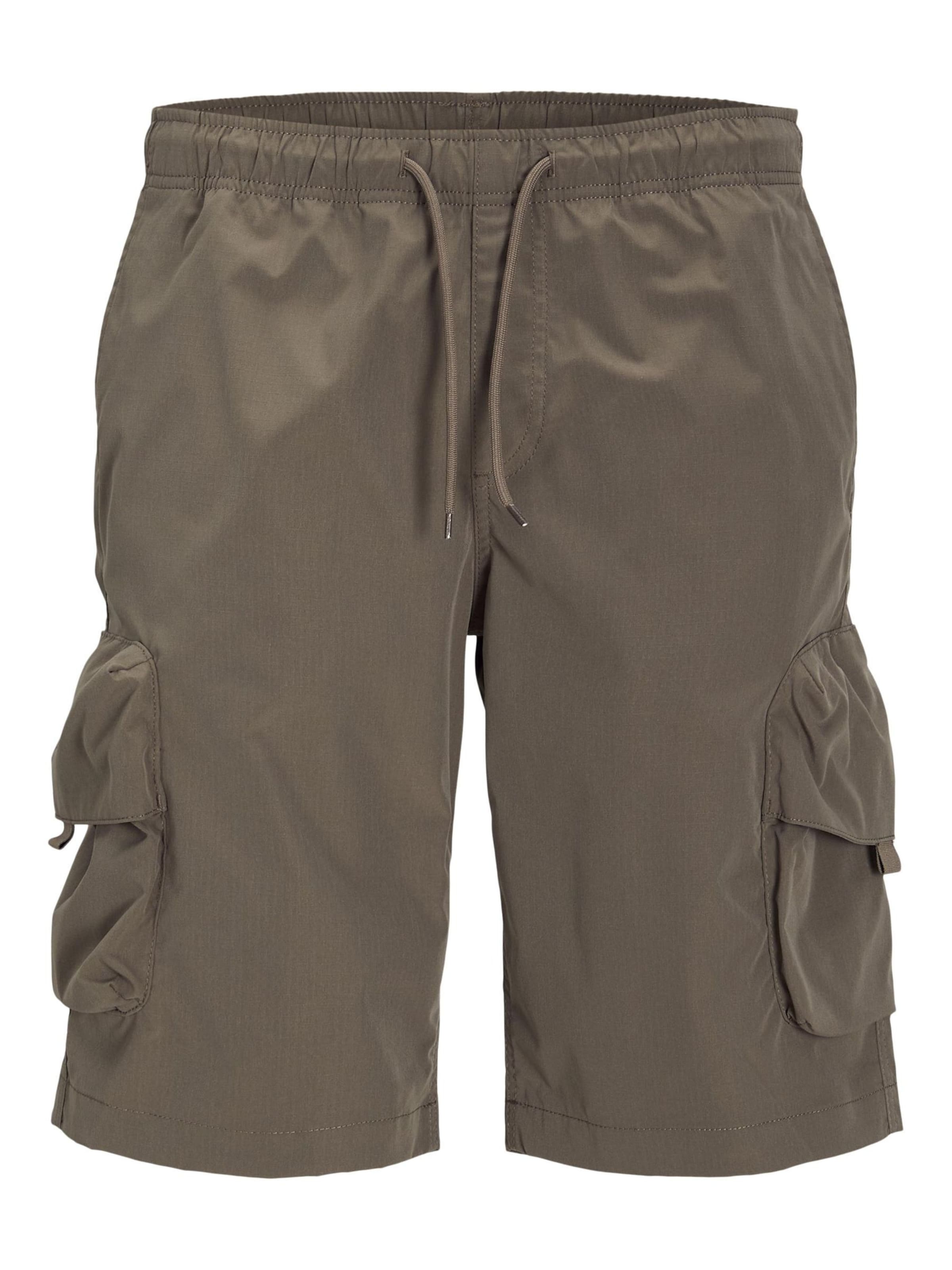 JACK & JONES Cargobroek in Bruin: voorkant
