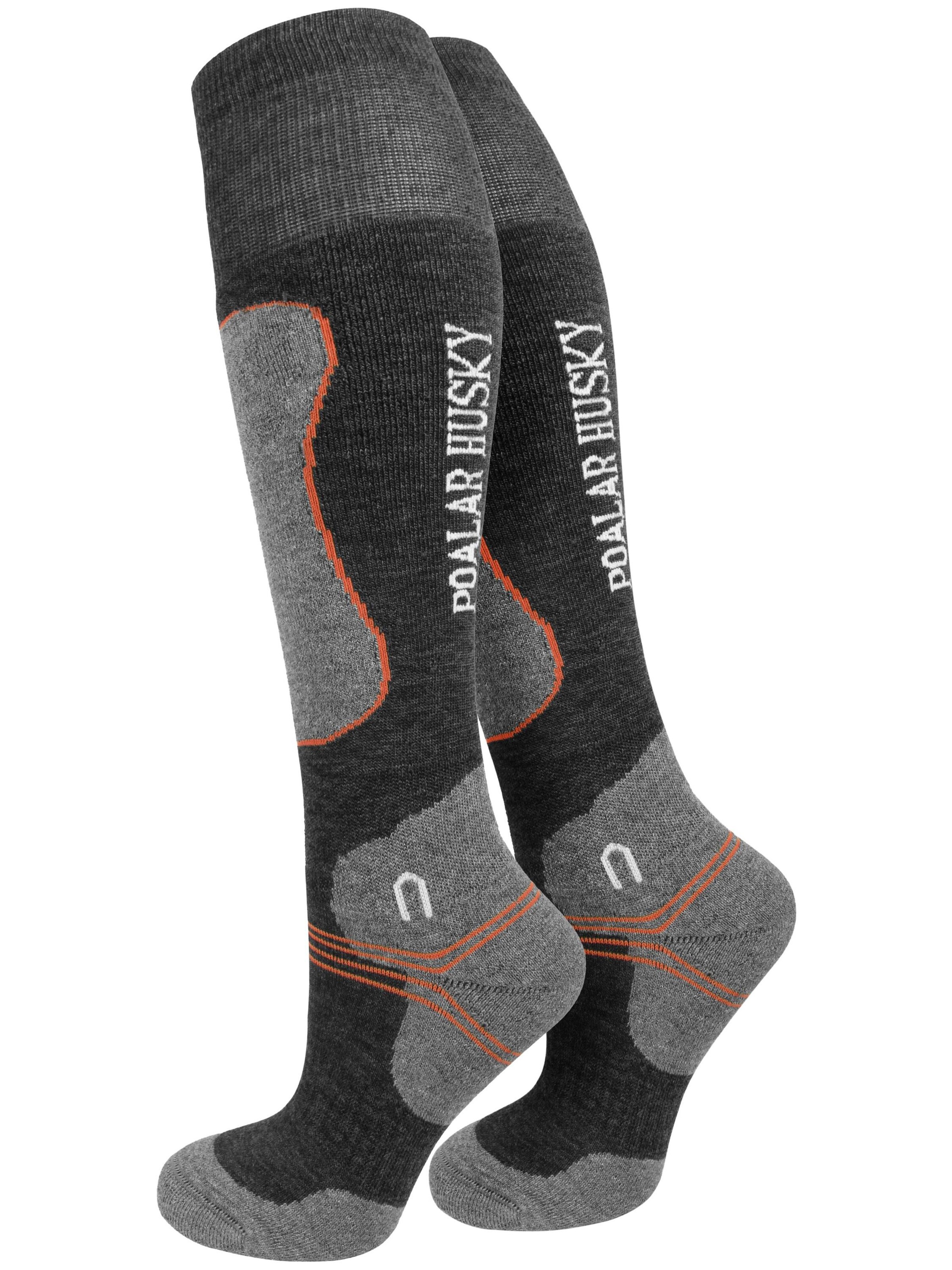 Chaussettes montantes Polar Husky en noir