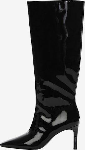 MANGO Boots 'Aqua' in Black: front