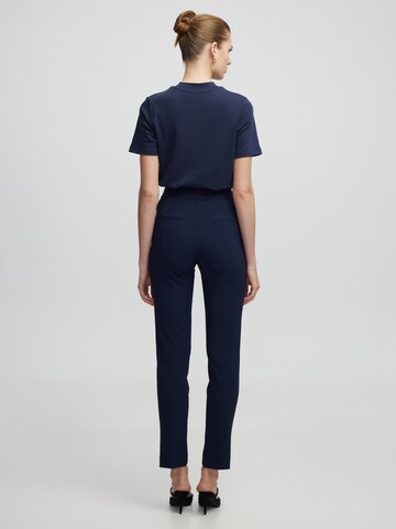 Ipekyol Skinny Trousers with creases in Blue