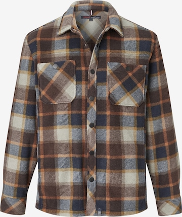 PADDOCKS Regular fit Button Up Shirt in Brown: front