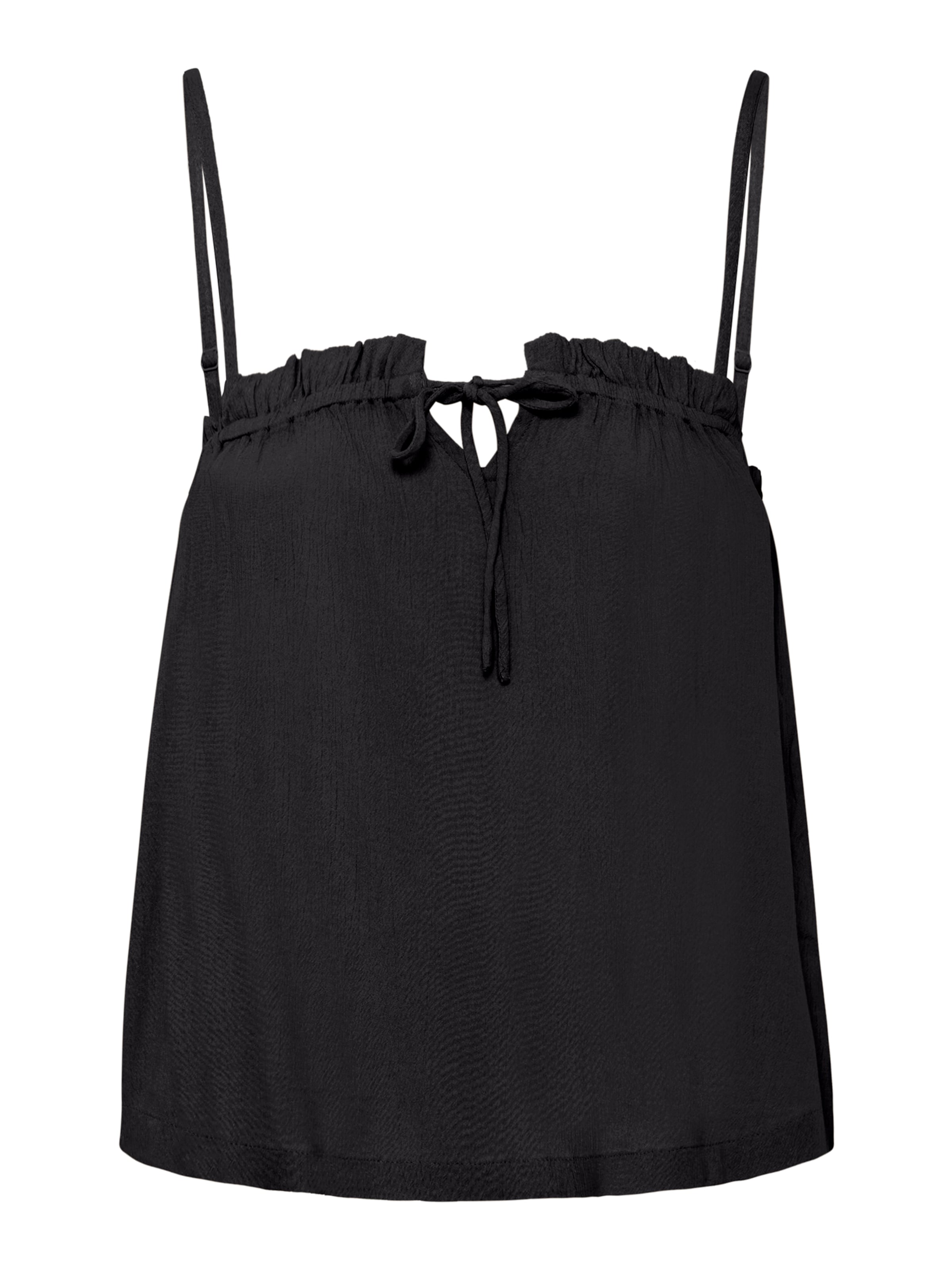 Top 'IHMarrakech' di ICHI in nero: frontale