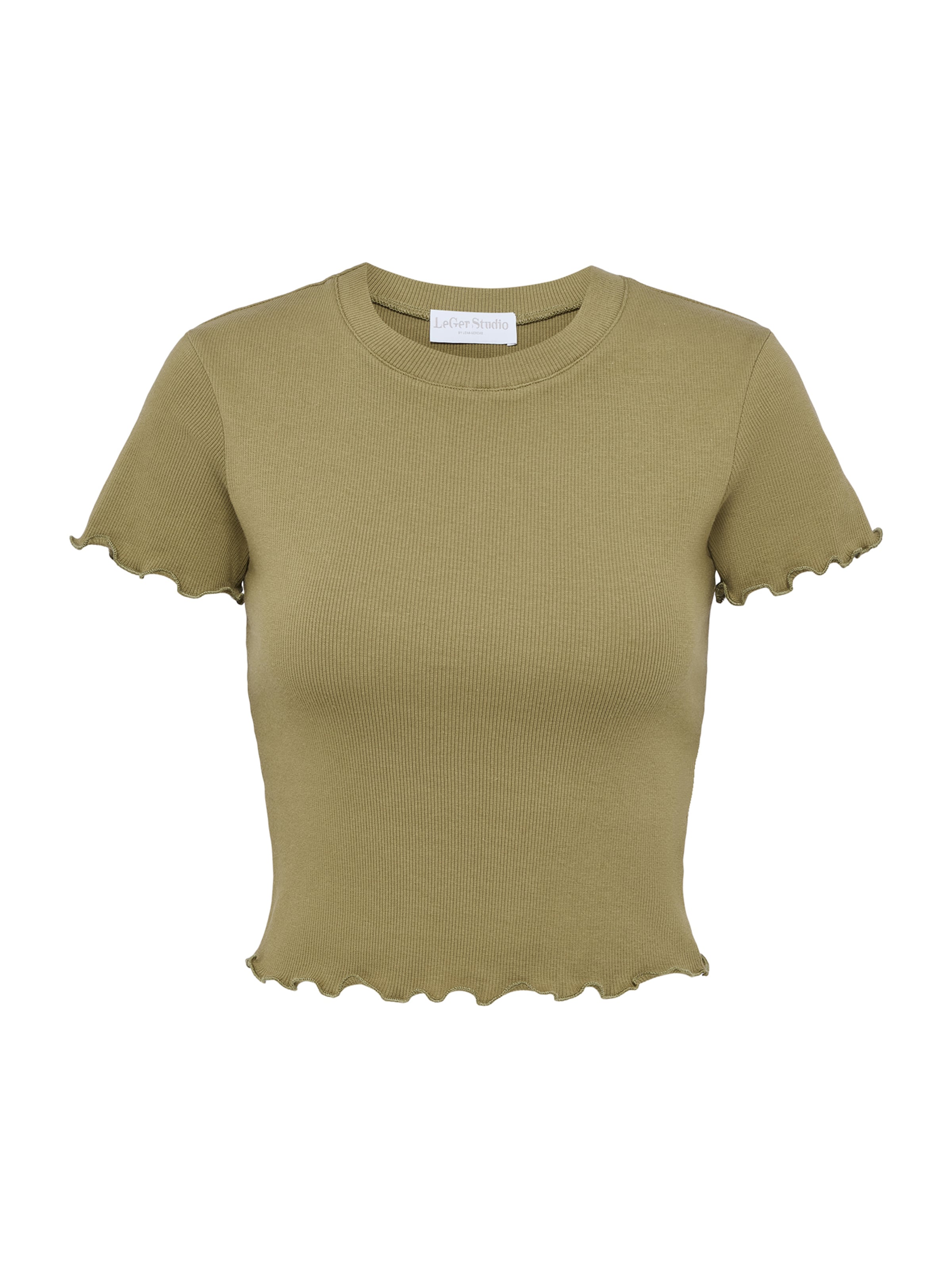 LeGer by Lena Gercke Μπλουζάκι 'Teresa' σε πράσινο: μπροστά