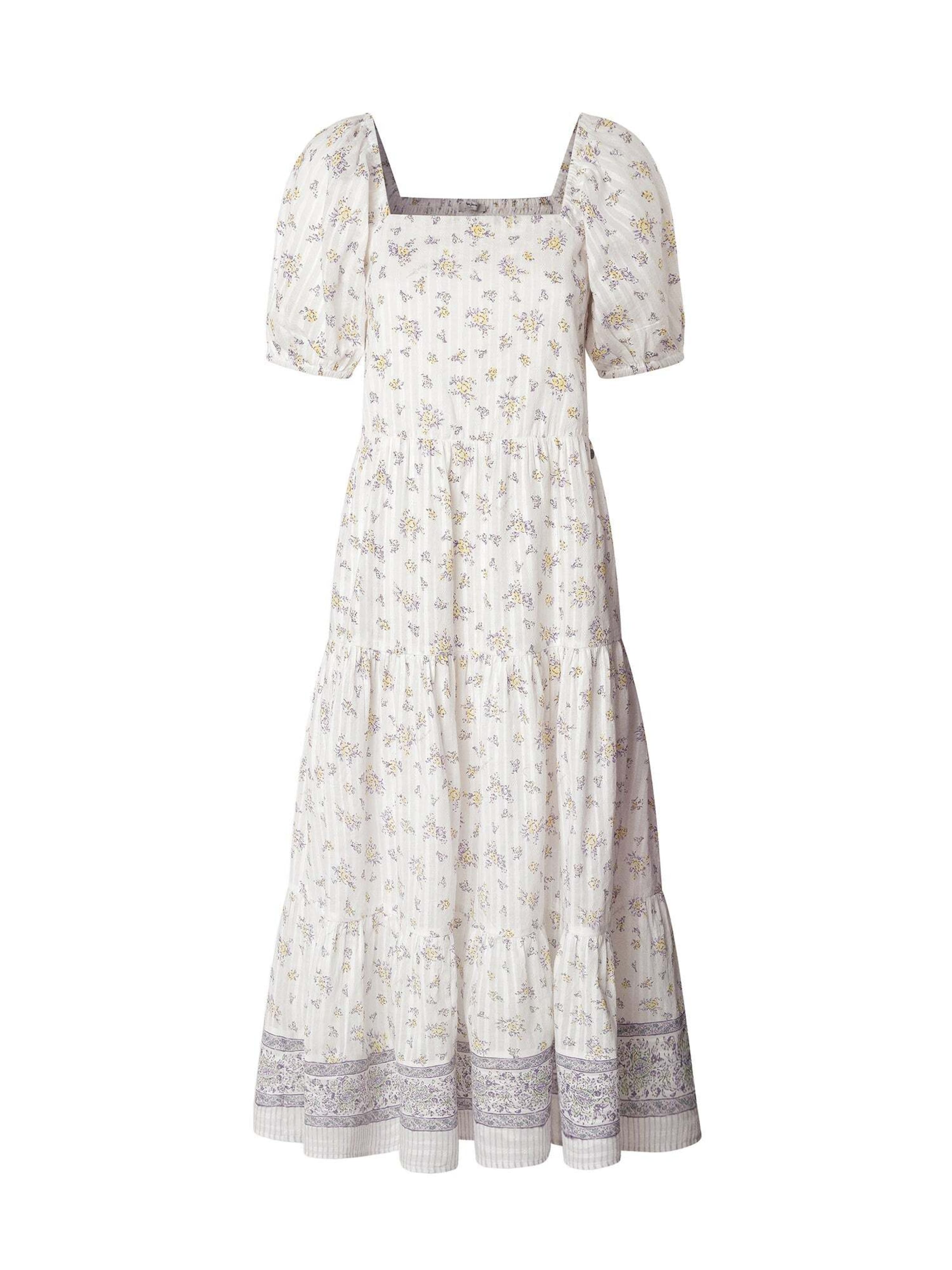 Pepe Jeans Zomerjurk 'Lauren' in Wit: voorkant