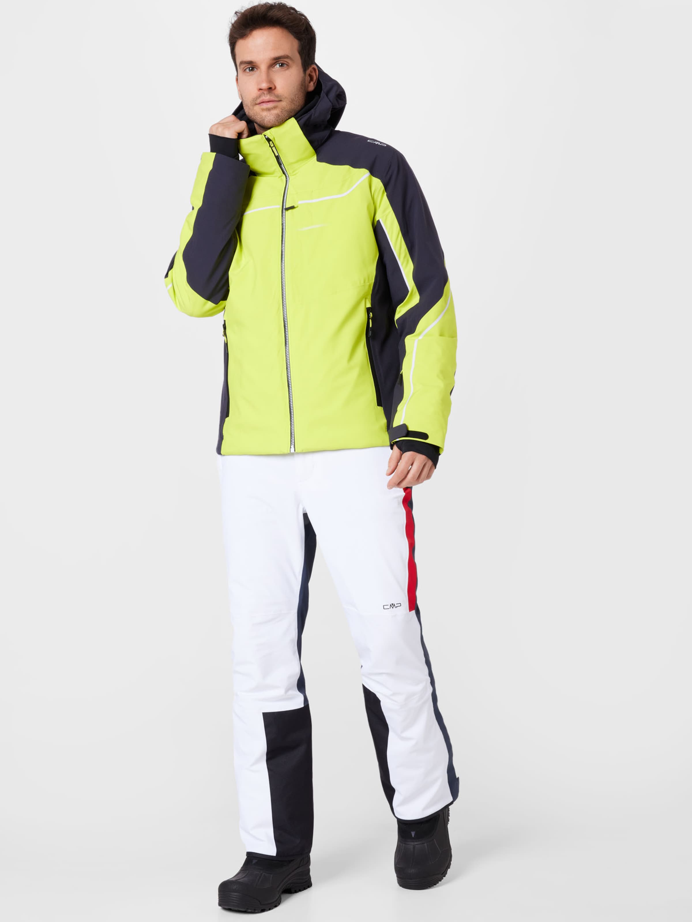 Männer Sportbekleidung CMP Outdoorjacke in Neongelb - RR14164