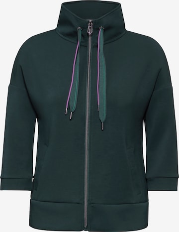 CECIL Sweatjacke in Grün: Vorderseite