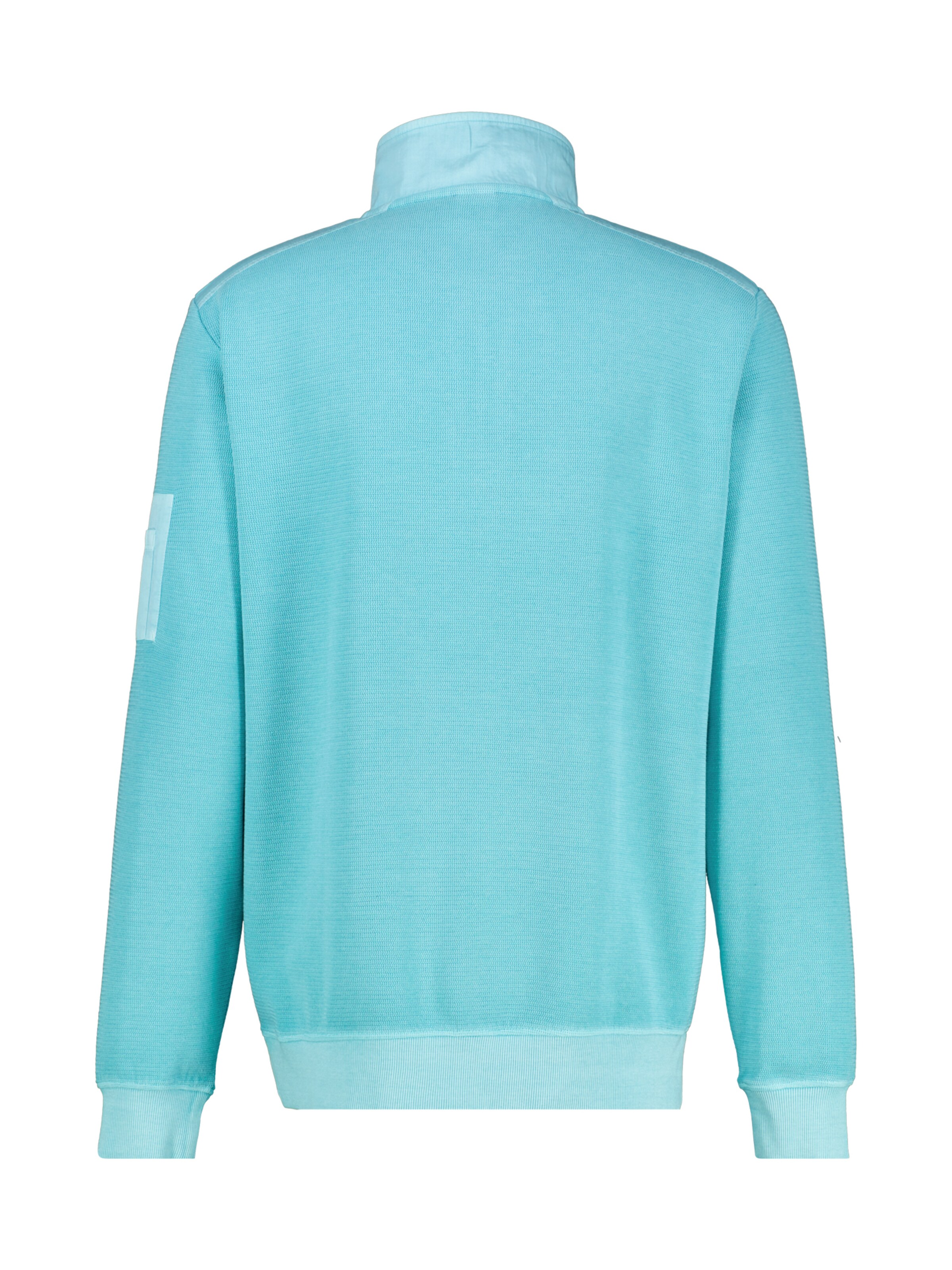 LERROS Sweattroyer in Zig-Zag-Struktur ' ' in Blau