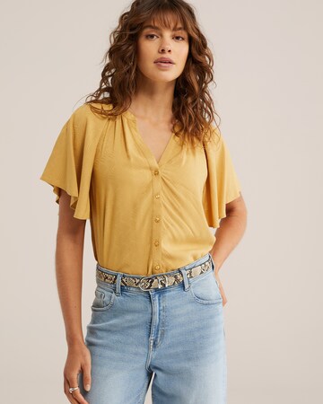 WE Fashion Bluza | rumena barva: sprednja stran