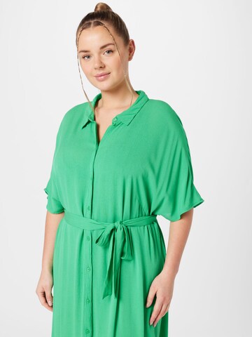 Vero Moda Curve Shirt dress 'MENNY' in Green