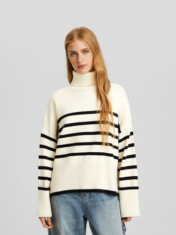 Pullover di Bershka in beige: frontale