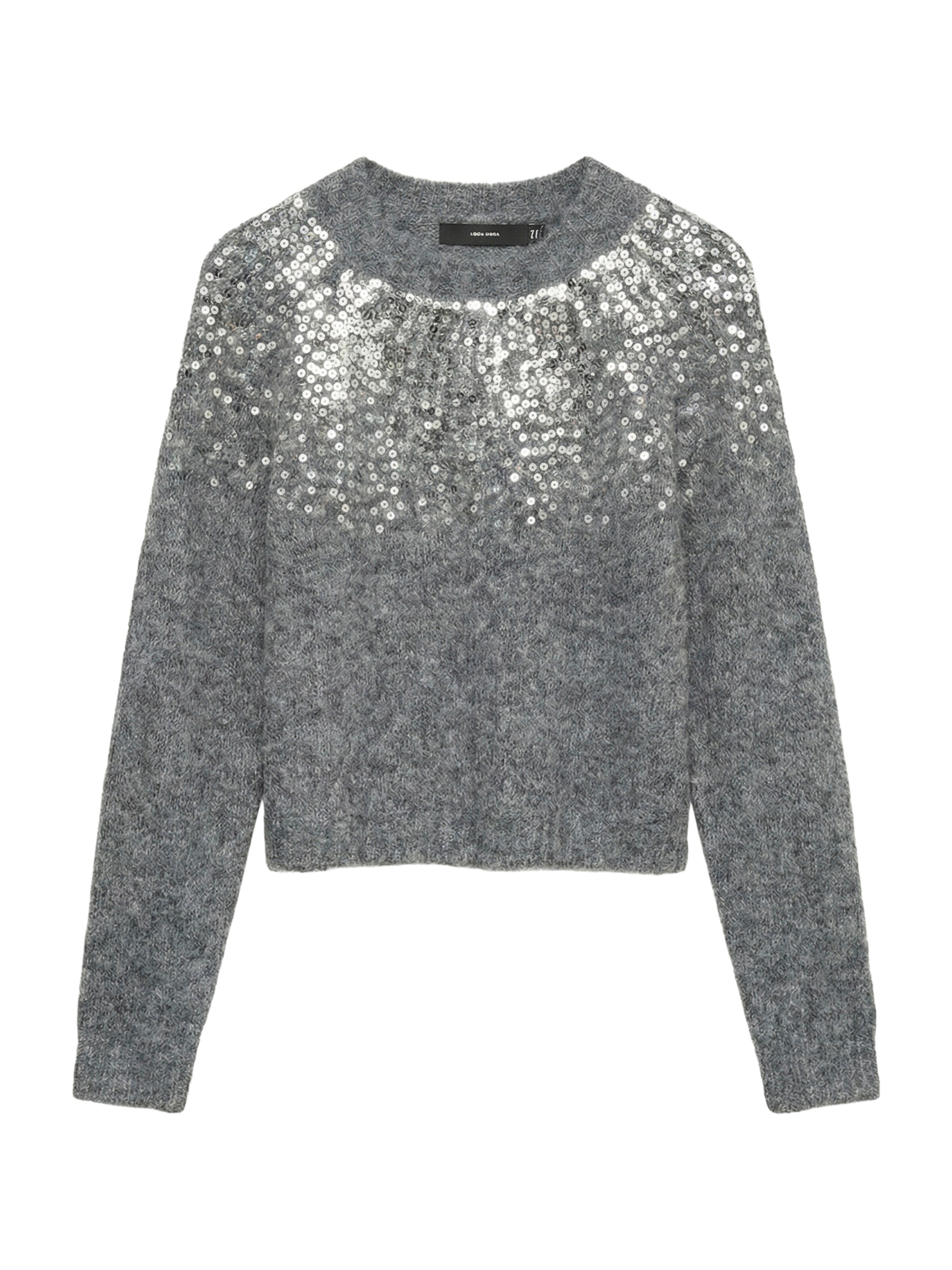 Vero Moda Curve - Jersey 'VMCNOVAH' en gris: frente