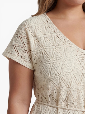 Vero Moda Curve Mekko 'VMCMaya' värissä beige