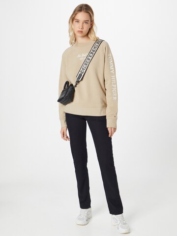 TOMMY HILFIGER Sweatshirt i beige