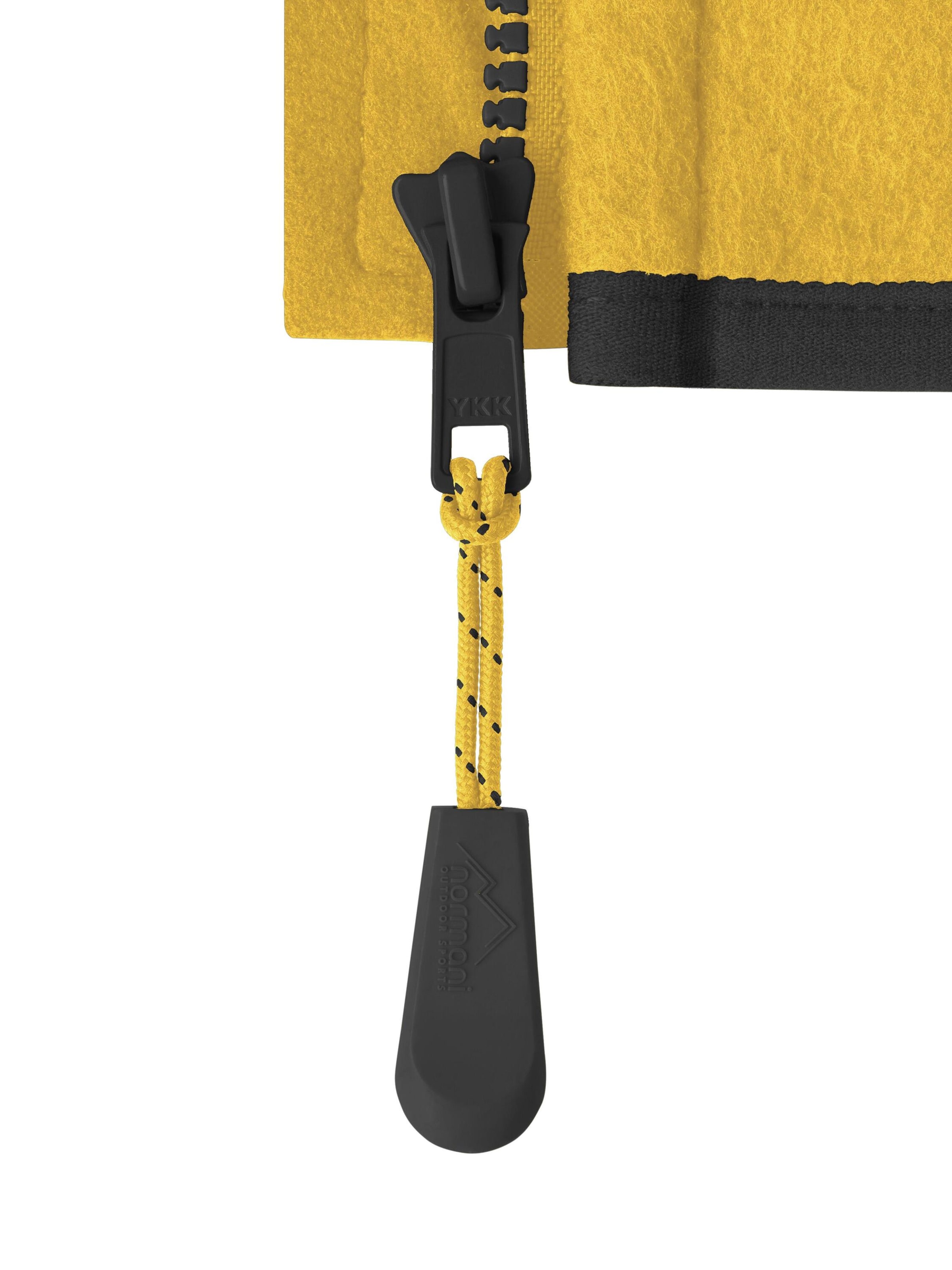 normani Fleece jas in Geel