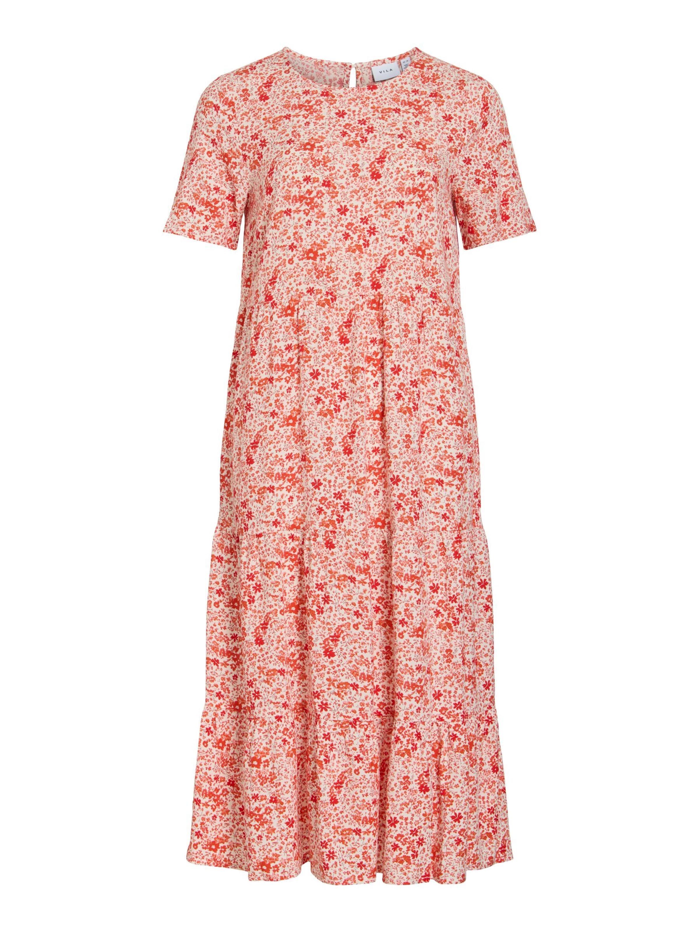 VILA - Vestido en blanco: frente
