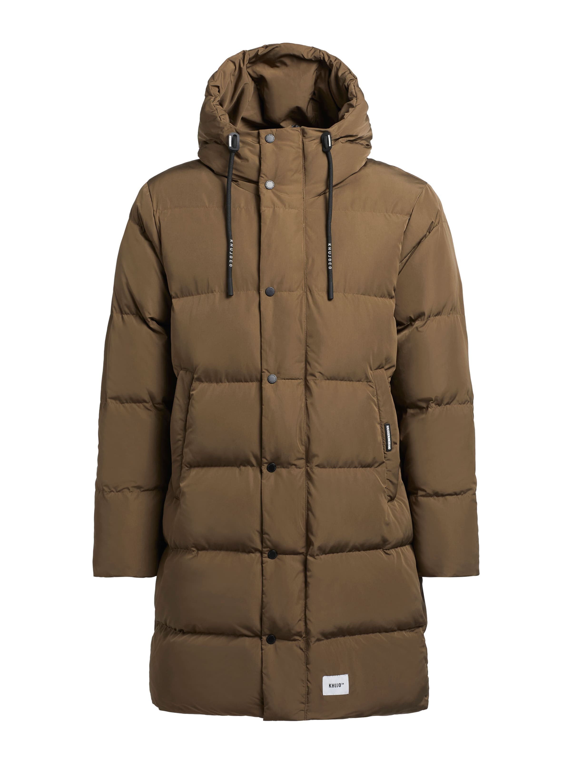 Cappotto invernale 'Dewey' di khujo in verde: frontale