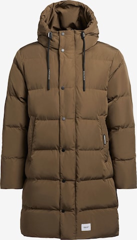 khujo Mantel 'Dewey' in Grün: Vorderseite