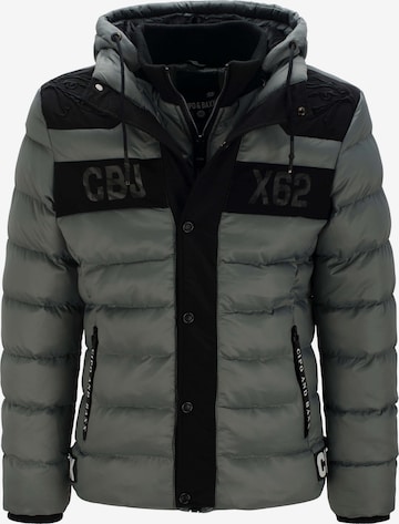 CIPO & BAXX Steppjacke 'Cbjx62' in Grau: predná strana