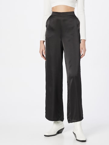 Wide Leg Pantalon OBJECT en noir : devant