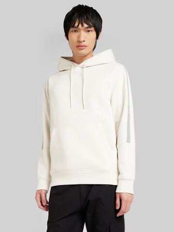 Calvin Klein Jeans Regular Sweatshirt in Weiß: Vorderseite