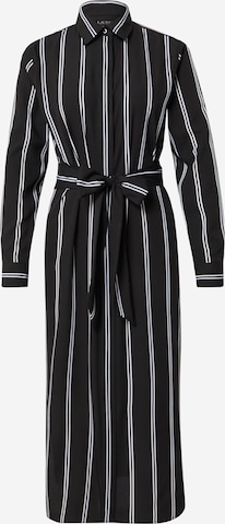 Lauren Ralph Lauren - Vestido camisero 'RYNETTA' en negro: frente