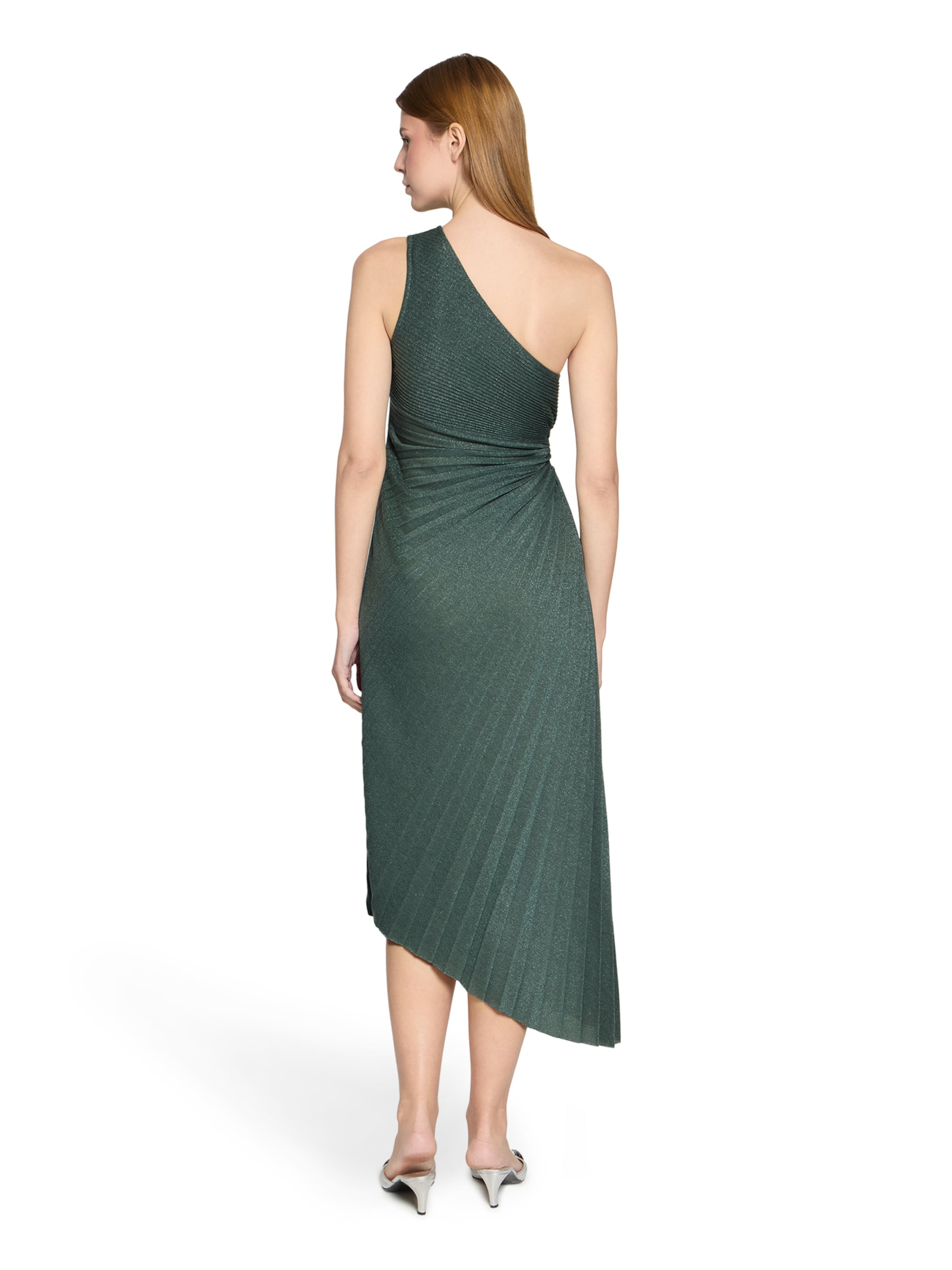 Vera Mont Abendkleid im Glitzer-Look in Grün