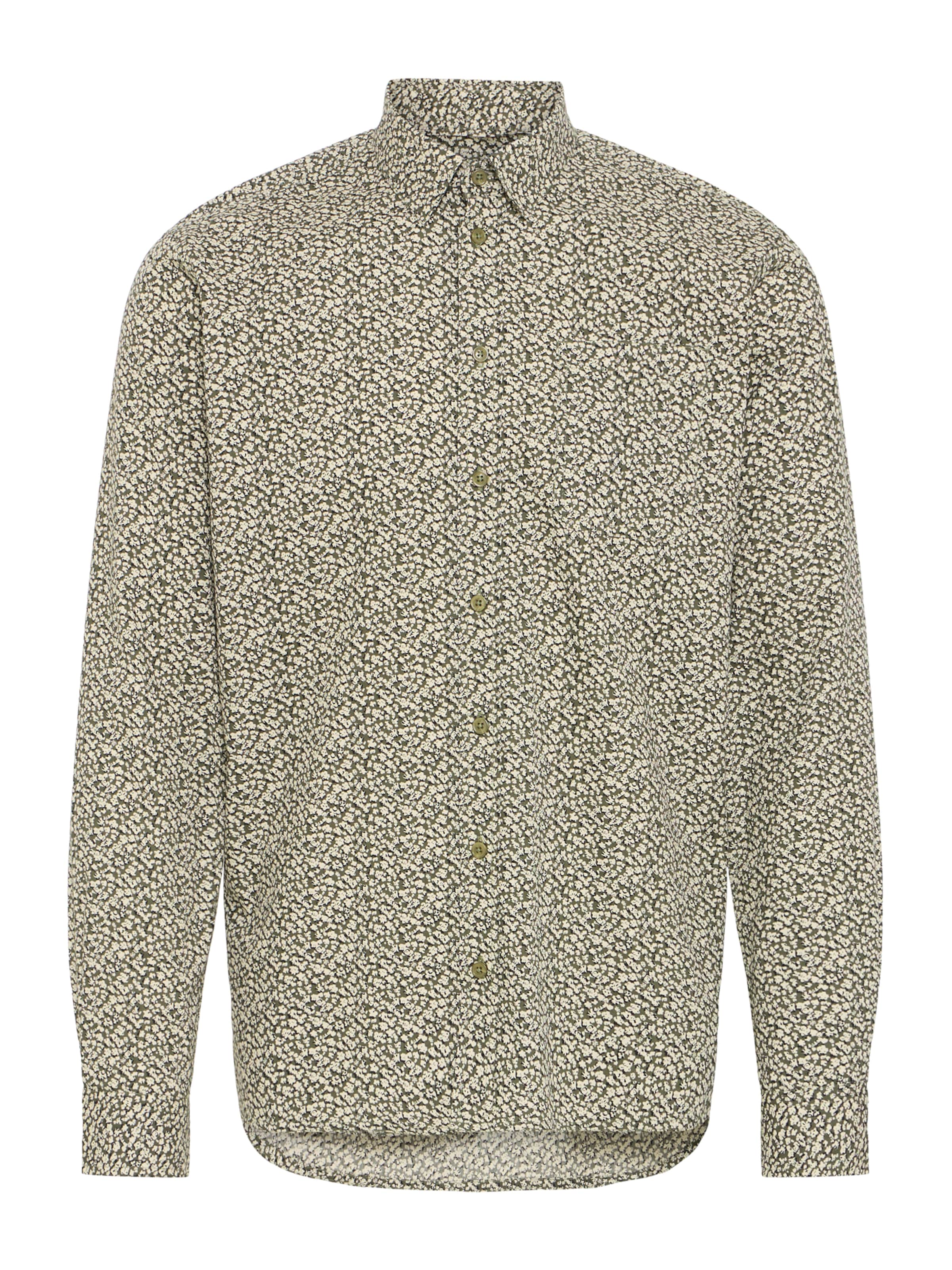 BLEND Regular Fit Skjorte 'BHAVID' i grøn: forside