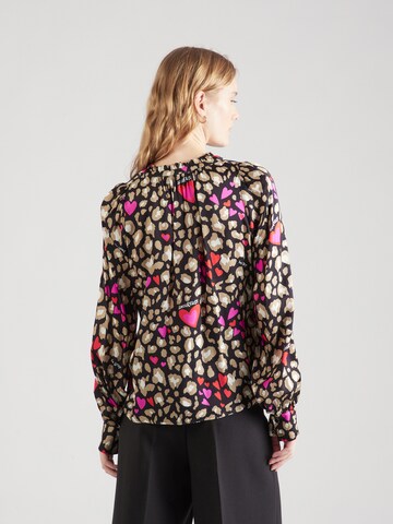 Grace Blouse 'AMORE' in Zwart