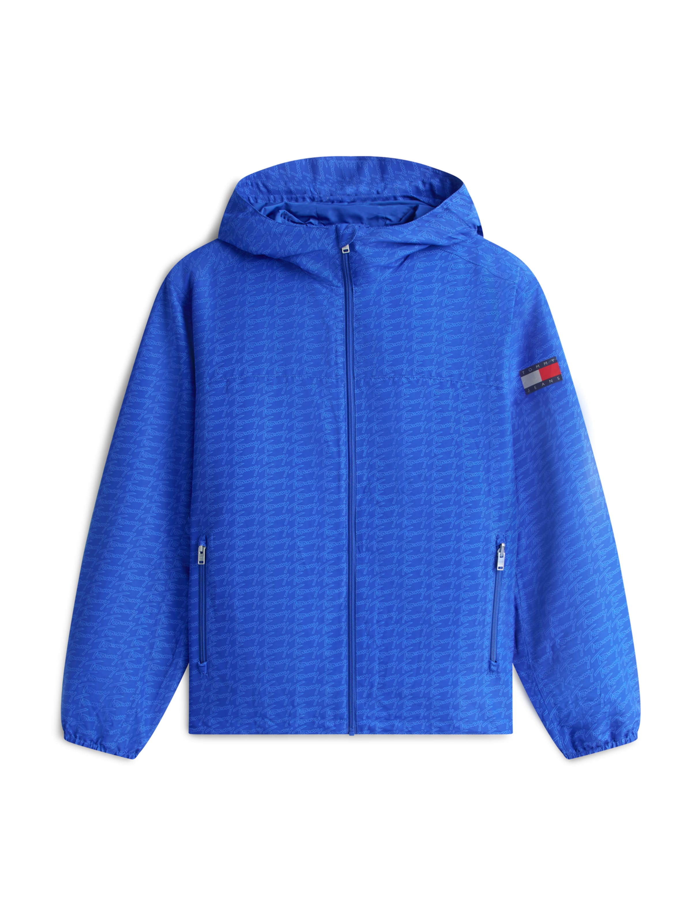 Tommy Jeans Prechodná bunda - Modrá: predná strana