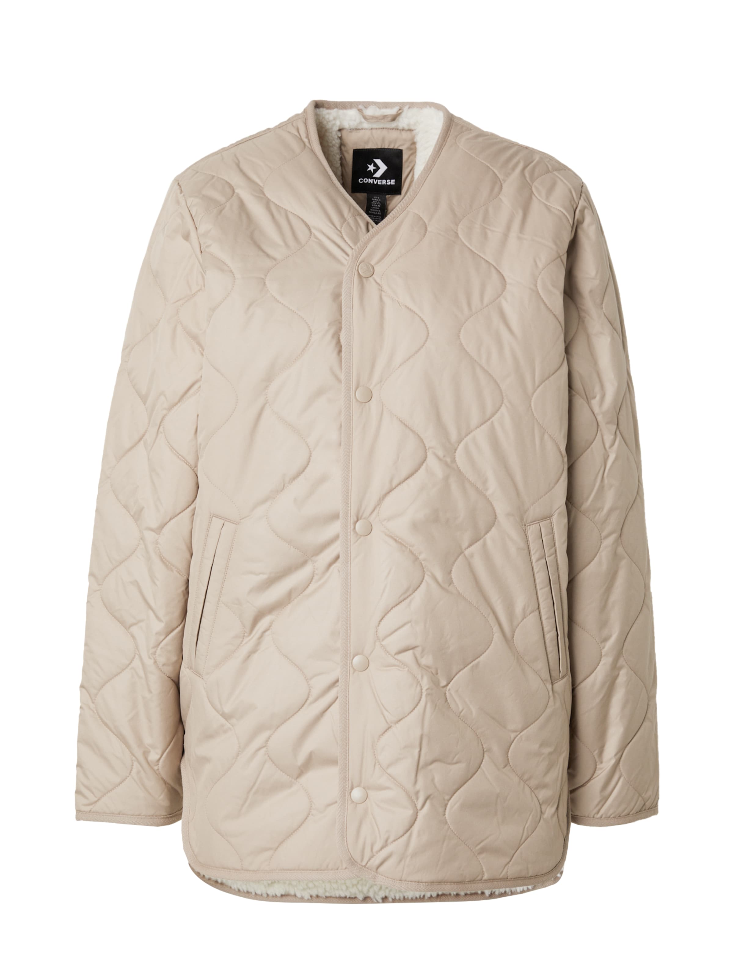 Veste mi-saison 'MALDEN' CONVERSE en beige : devant