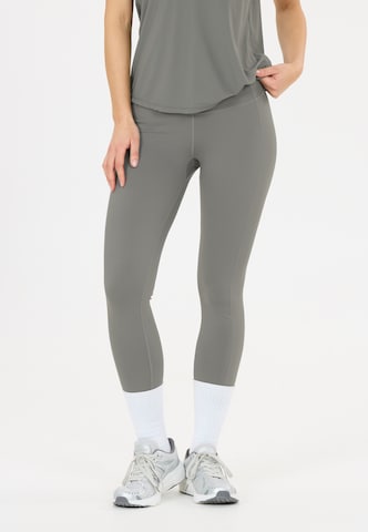 ENDURANCE Skinny Sportbroek 'Strong' in Groen: voorkant