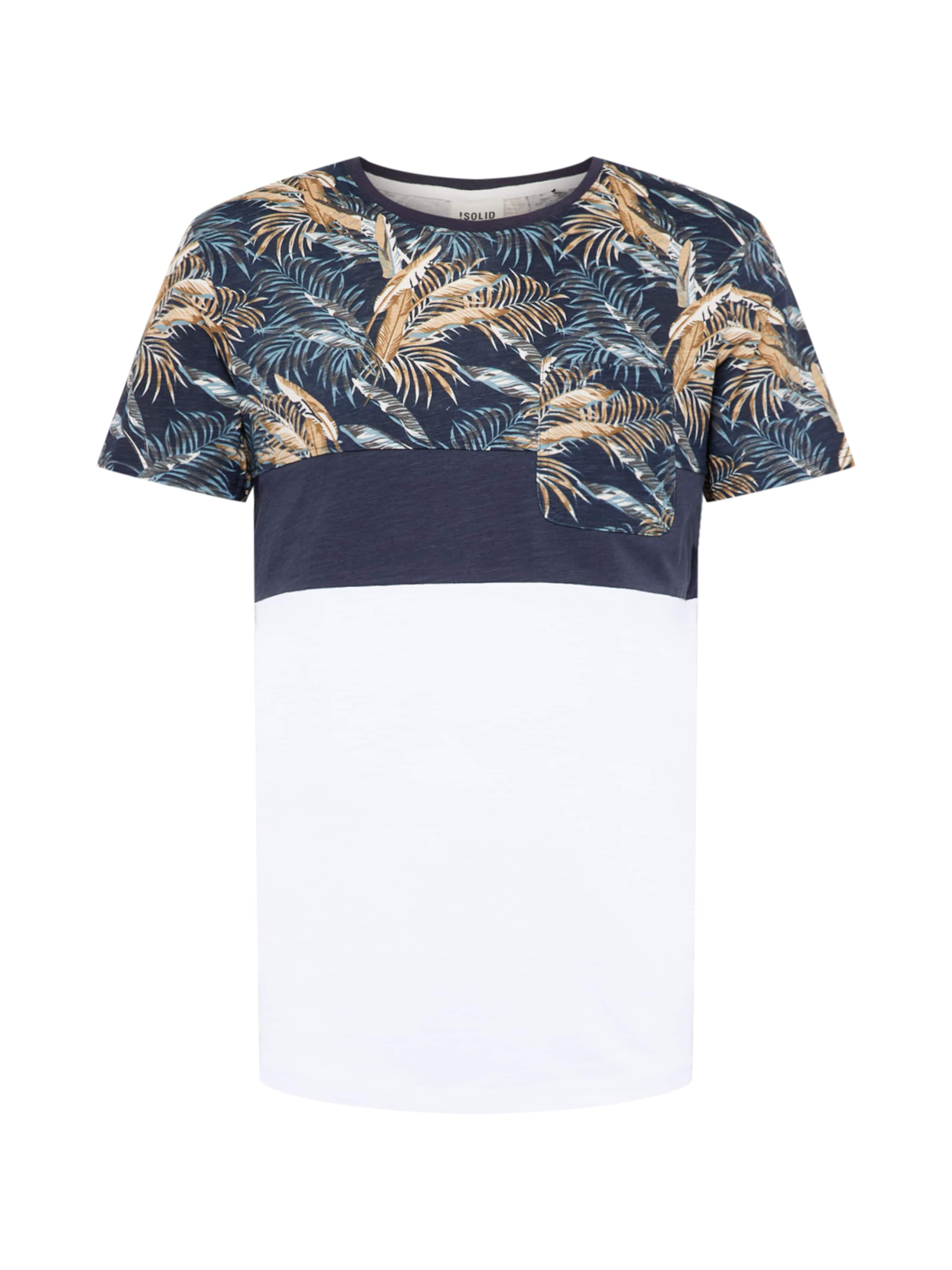 Männer Shirts  Solid Shirt 'Sonny' in Nachtblau, Hellblau - QT86450