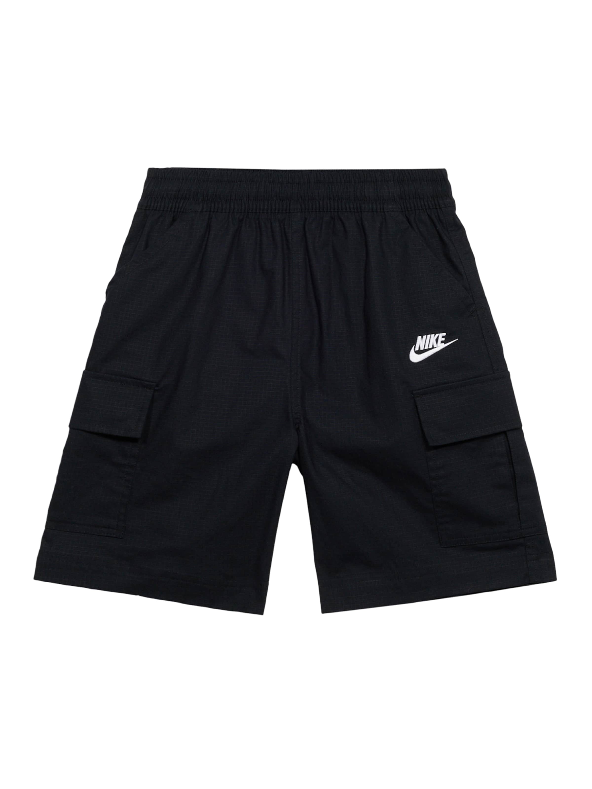 Nike Sportswearregular Hlače - crna boja: prednji dio