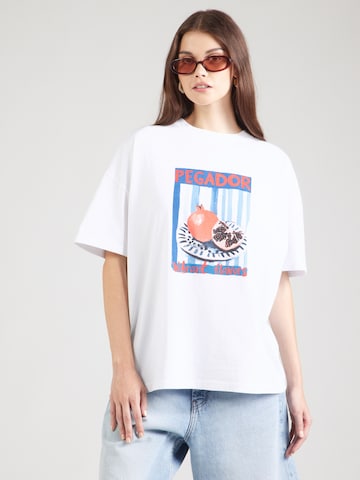 Pegador - Camisa 'MESTIA' em branco: frente