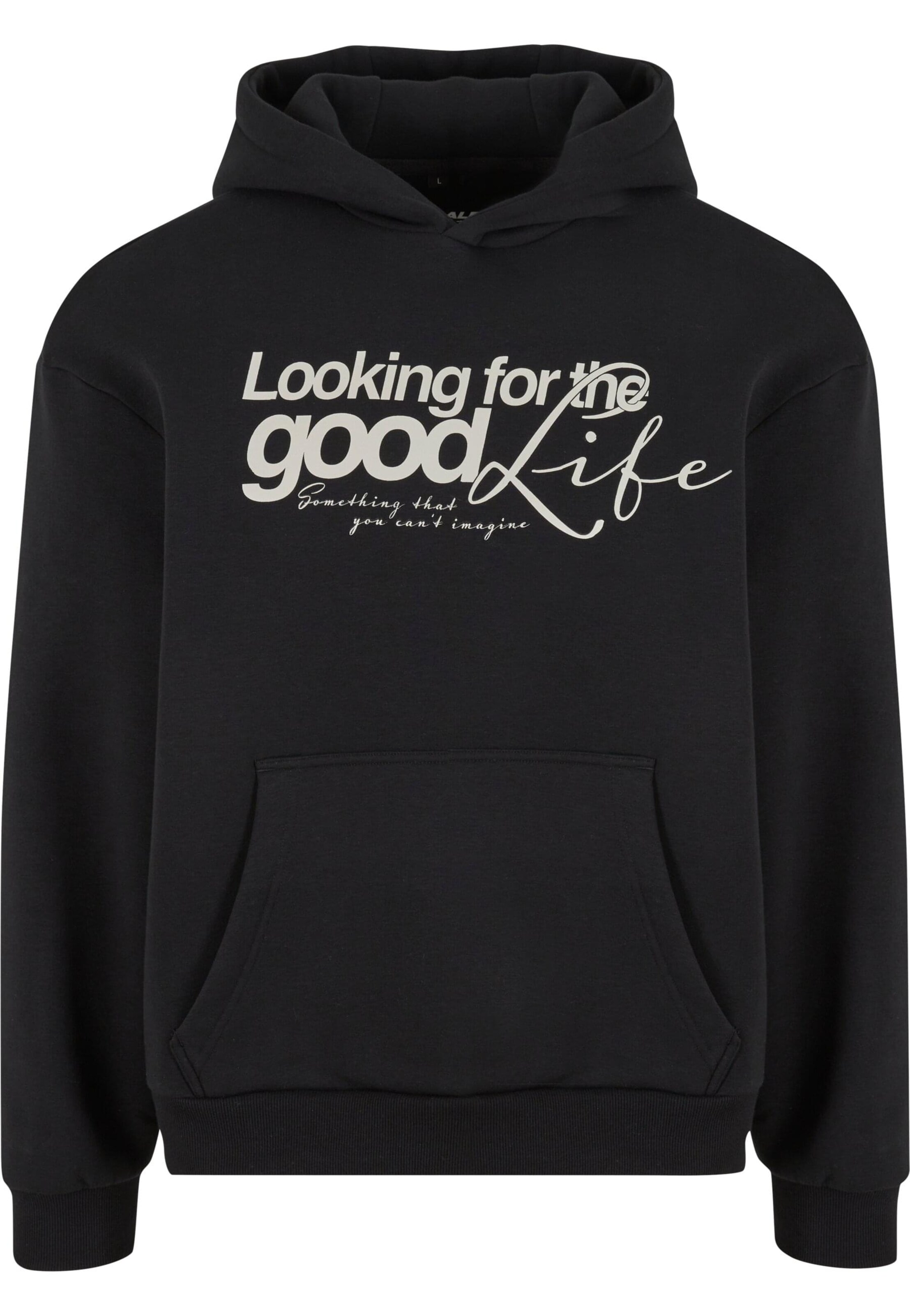 Sweat-shirt 'For The Good' MT Upscale en noir : devant