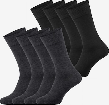 Nur Die Sokken ' Bambus Komfortbund ' in Grijs: voorkant