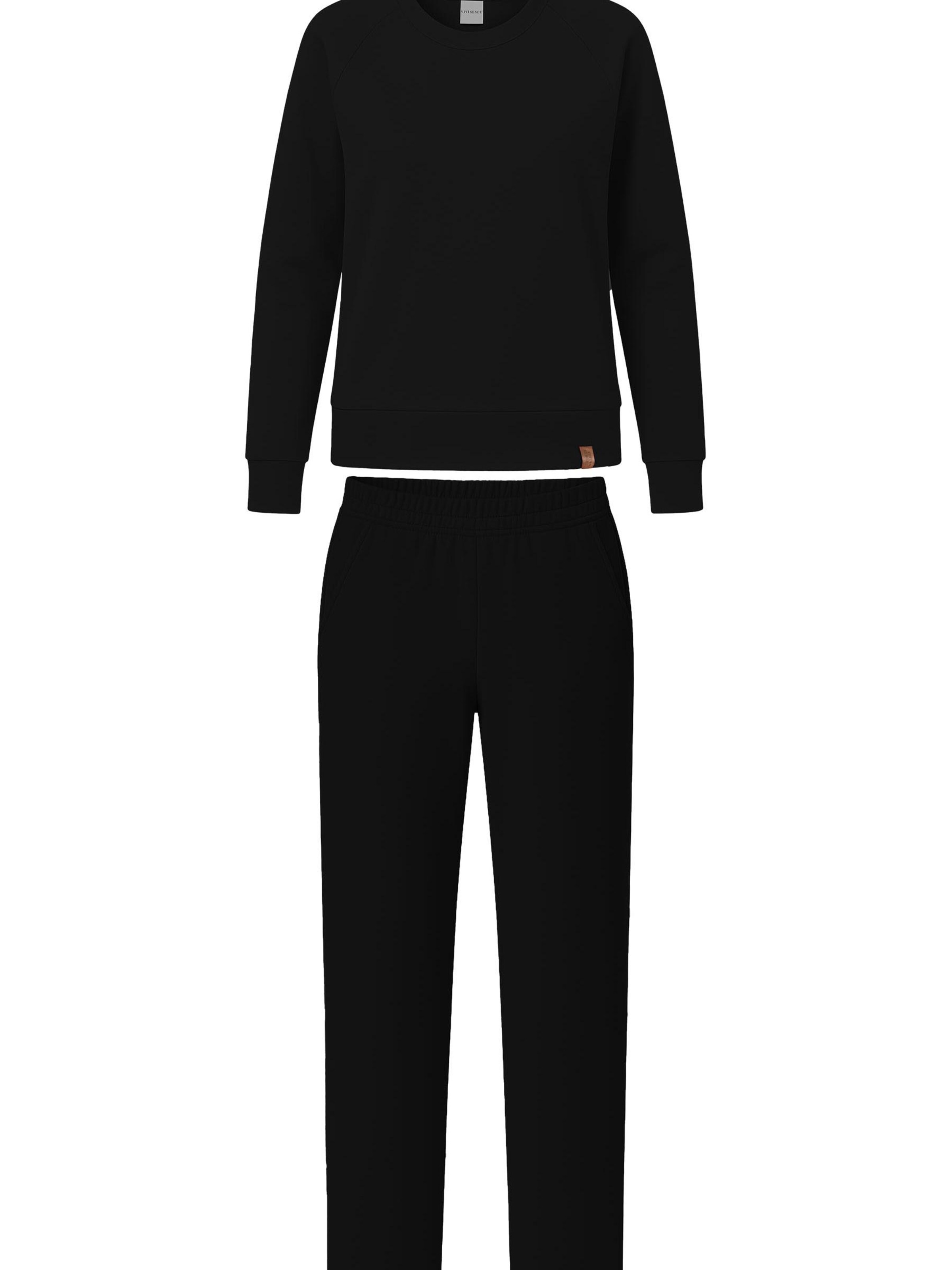Vivisence Jogginganzug '9205kmpl'‌‌‌‌‌‌‌‌ in Schwarz