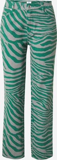 ABOUT YOU x Emili Sindlev Jeans 'Maren' in de kleur Grey denim / Groen, Productweergave