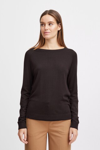 b.young Sweater in Brown: front