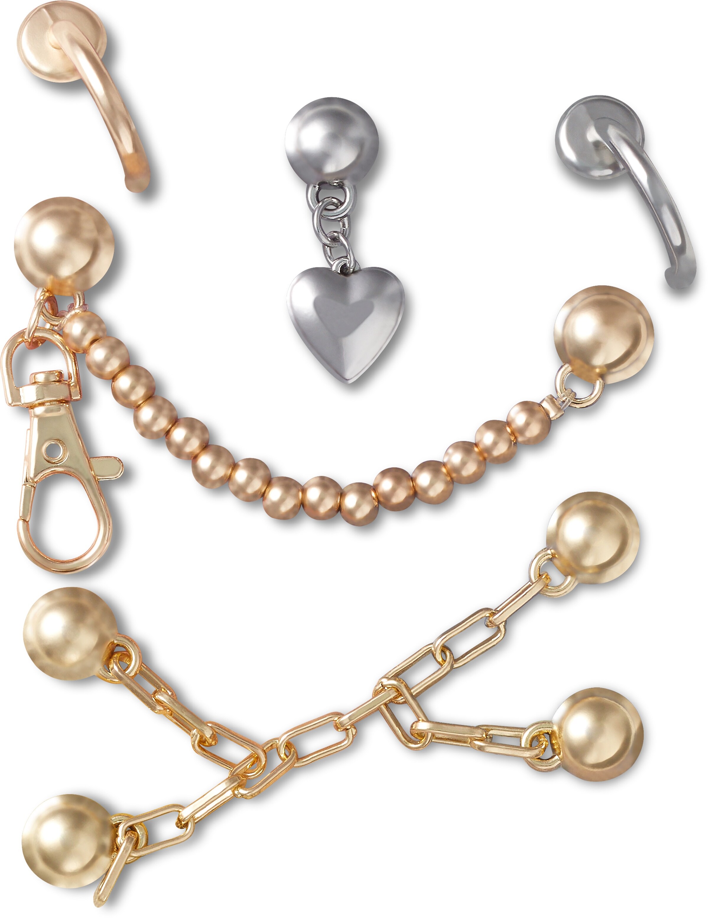 Crocs Schuhanstecker in Gold