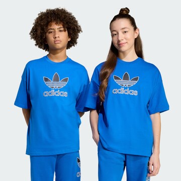 T-Shirt 'Trefoil' ADIDAS ORIGINALS en bleu