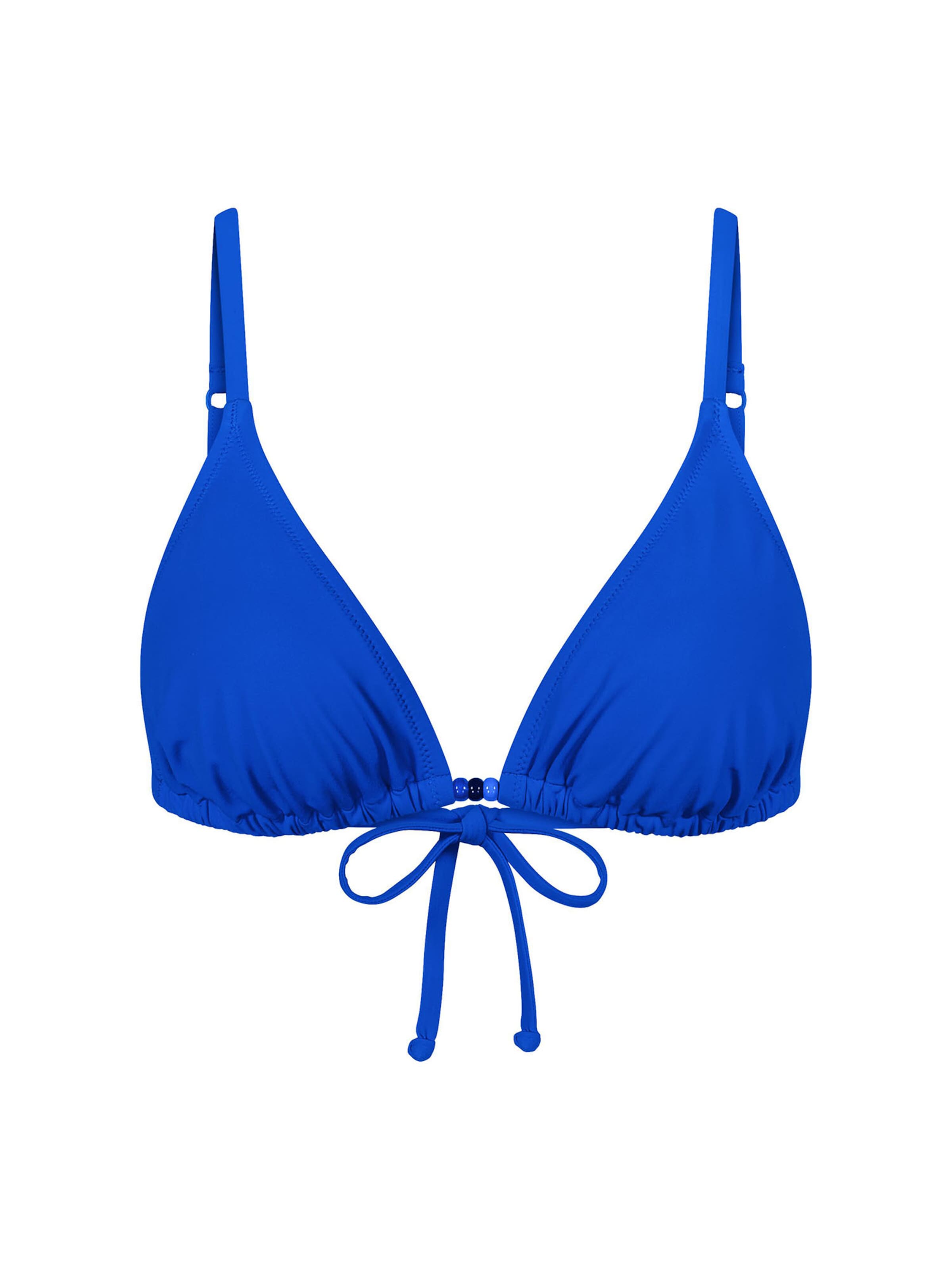 TRIUMPH Triangel Triangel-Bikini-Top ' Red Label Mix & Match Summer ' in Blau: Vorderseite