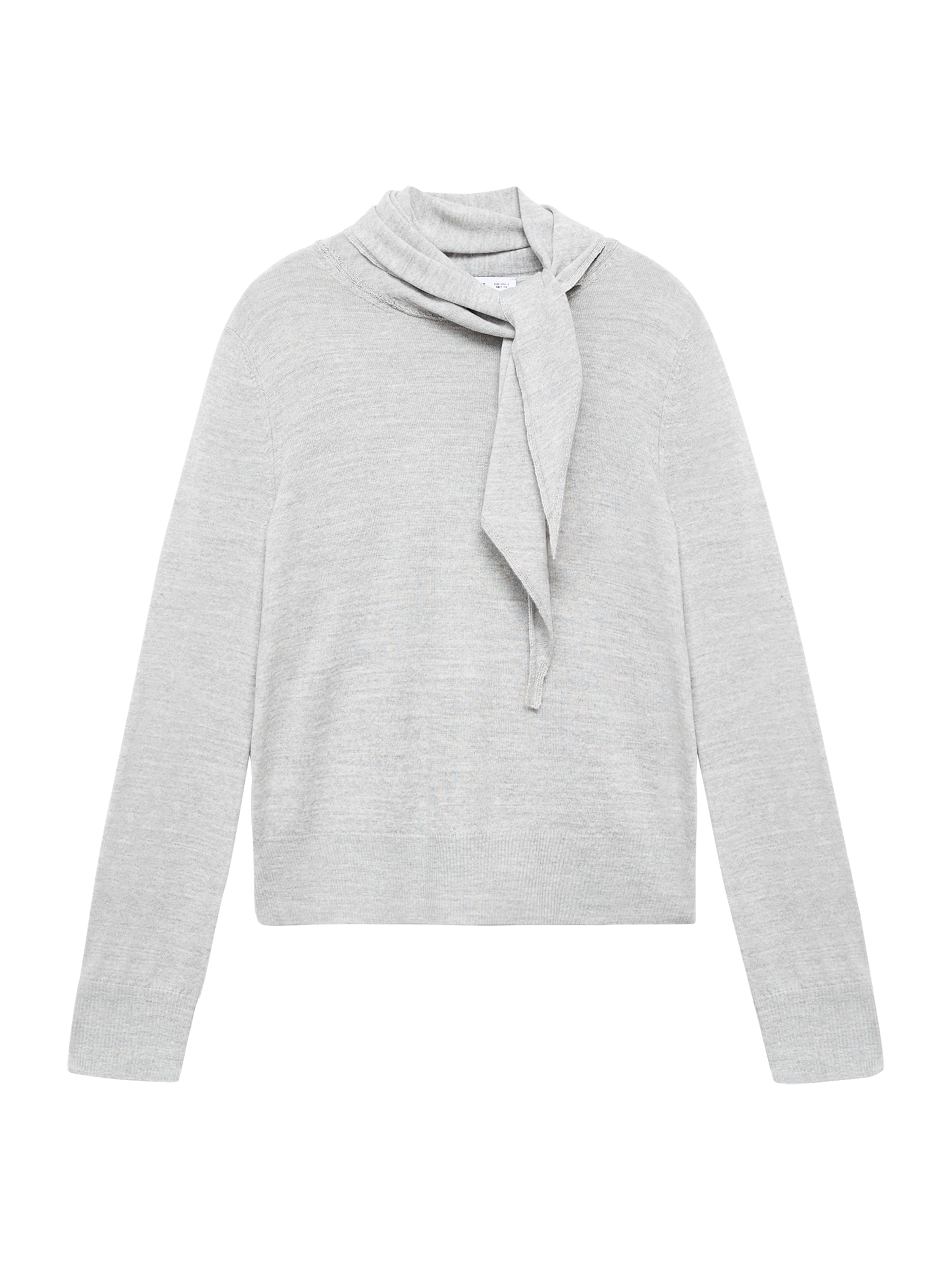 MANGO Svetr 'AMAIO' – šedá: přední strana