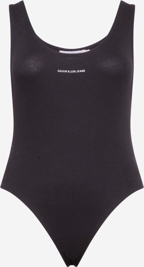 Body a maglietta Calvin Klein Jeans Curve di colore nero / bianco, Visualizzazione prodotti