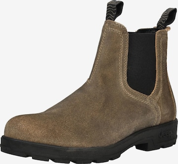 Chelsea Boots Jeep en marron : devant