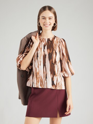 Camicia da donna 'Shelly' di Noella in marrone: frontale