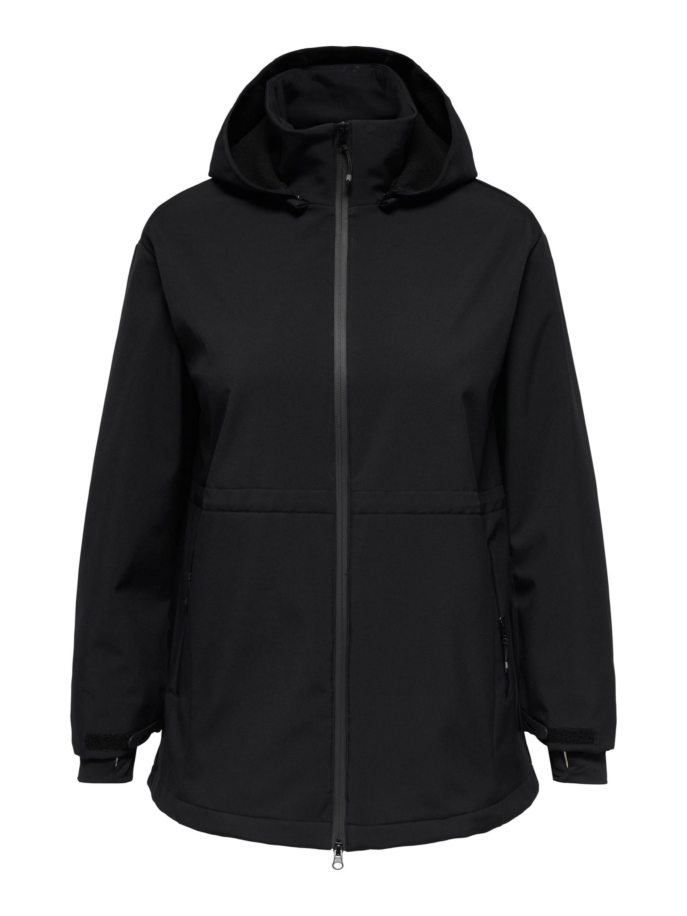 ONLY Carmakoma Funktionsjakke 'FRANCESCA' i sort, Produktvisning