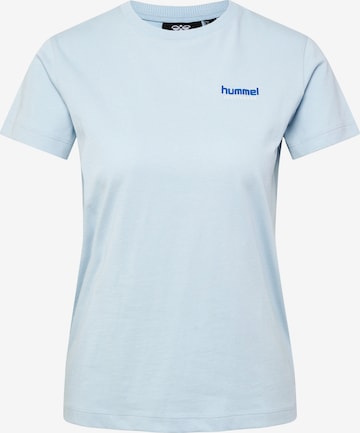 Hummel Shirt 'Kristy' in Blauw: voorkant