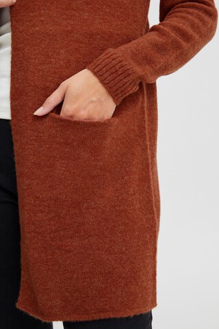 Cardigan 'ASTRID' PULZ Jeans en rouge