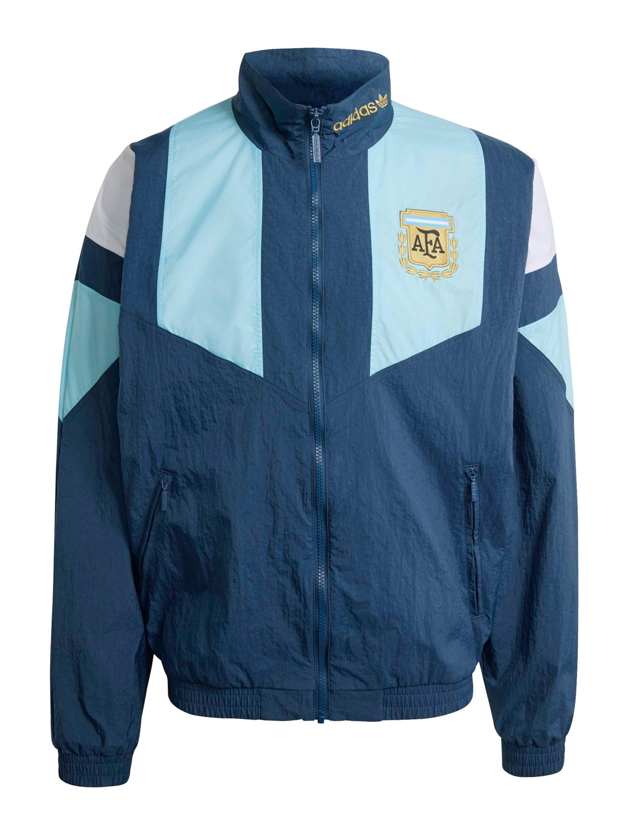 ADIDAS PERFORMANCE Chaqueta de chándal 'AFA EQT' en S en genciana / azul cielo / blanco, Vista del producto